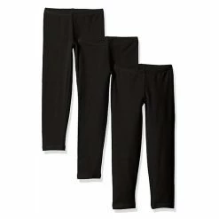BargainJunkie New Hanes 3-Pack Girls Leggings Available In Small, Medium, Large, Extra Large