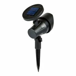 BargainJunkie Home & Garden Threshold Bright LED Solar Spotlight 8 Lumens