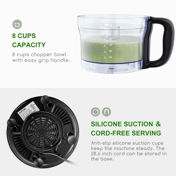 BargainJunkie New AICOK FP7711A 8 Cup Food Processor