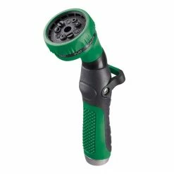BargainJunkie Colour Wave Firemans 9 Pattern Garden Nozzle, Green