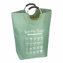 BargainJunkie Home Ease Deluxe Loop Handle Laundry Bag, Green