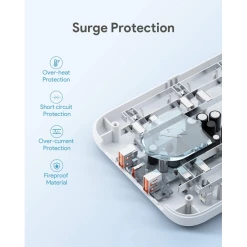 BargainJunkie New WEMISS Surge Protector Power Strip With 6 AC Outlets And 3 USB Ports