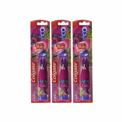 BargainJunkie Colgate Kids Battery Powered Toothbrush, DreamWorks Trolls 3 Pack New