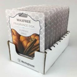 BargainJunkie 2-Pack Westinghouse Wax Free Fragrance Disk Pumpkin Spice