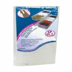 BargainJunkie Evribox And More Hosiery Storage Box And Lid, 2 Pack Home & Garden