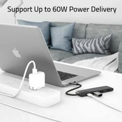 BargainJunkie Syntech USB C Hub 4-in-1 USB C To USB Adapter