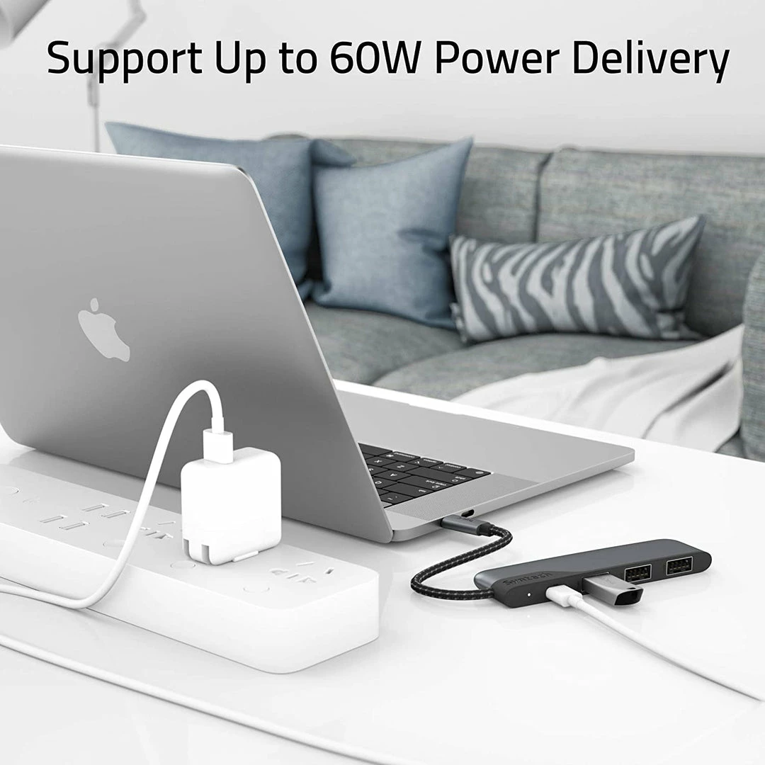 BargainJunkie Syntech USB C Hub 4-in-1 USB C To USB Adapter