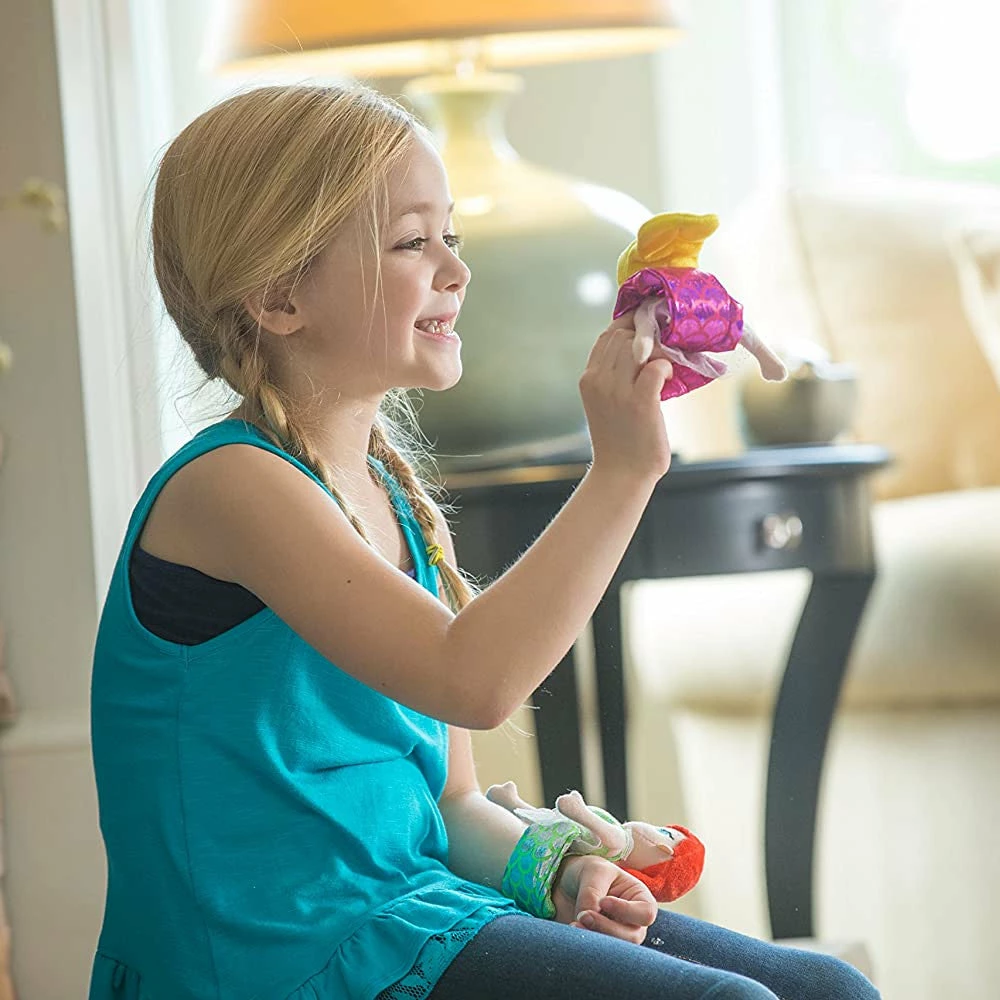 BargainJunkie Wild Republic Huggers Mermaid Slap Bracelet, Blue