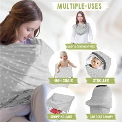 BargainJunkie New KeaBabies All In 1 Multi Use Cover, Starry Charm