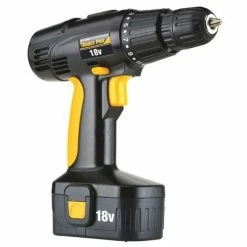 BargainJunkie Tradespro 18 Volt Cordless Drill With Case 837590 Tools & Auto