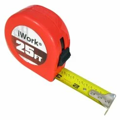 BargainJunkie New IWork 25ft X 1in Tape Measurer
