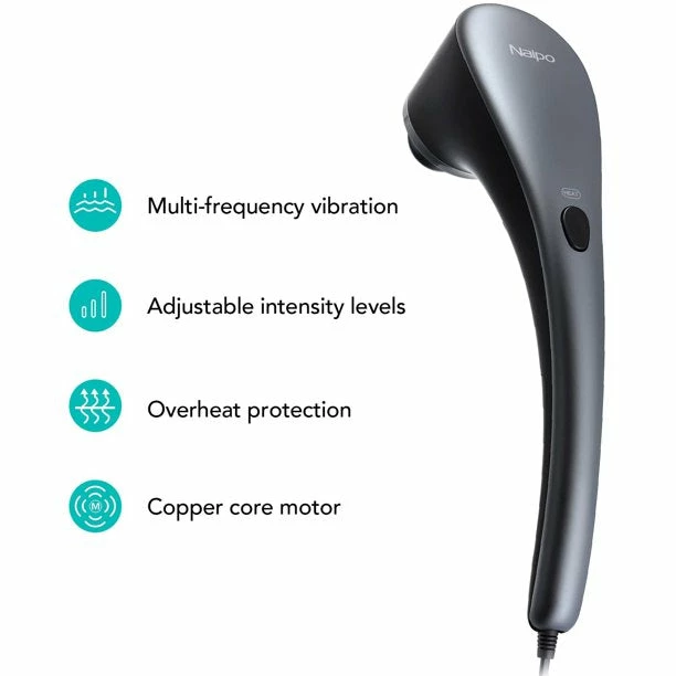 BargainJunkie Naipo Handheld Percussion Massager With Heat New