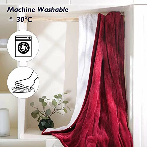 BargainJunkie MaxKare Electric Heated Throw Blanket New