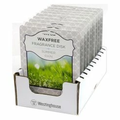 BargainJunkie 5-Pack Westinghouse Wax Free Fragrance Disk, Summer Rain New