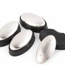 BargainJunkie Intellibrands Magic Soap Stainless Steel Odor Removing Handwashing Bar, 4 Pack New