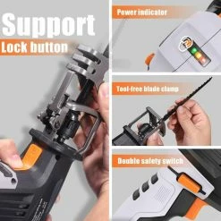 BargainJunkie Tacklife RES001 Reciprocating Saw New