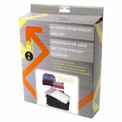 BargainJunkie Storage & Organization EZ Travel 4 Pc Vacuum Storage Bags