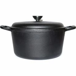 BargainJunkie 6Qt Ekoteq Pre-Seasoned Cast Iron Dutch Oven New