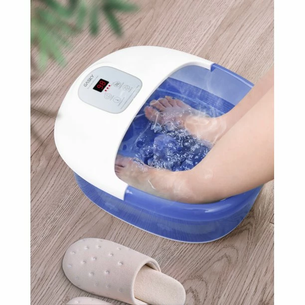 BargainJunkie Gasky Foot Spa Massager With T Roller, Heat And Bubbles New