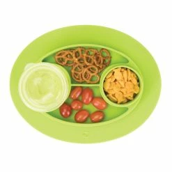 BargainJunkie InterDesign Jr Mini Non-slip Silicone Oval Placemat New