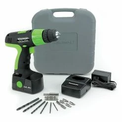 BargainJunkie Kawasaki 14.4V Cordless Drill Set 840216