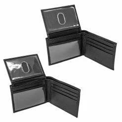 BargainJunkie Lifestyle Black Leather Wallet