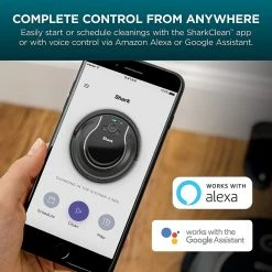 BargainJunkie New Shark ION Robot Vacuum RV755 Wi-Fi & Alexa Enabled, Refurbished