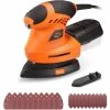 BargainJunkie Tacklife PMS02B Mouse Sander Detail Sander With 20 Sandpapers New