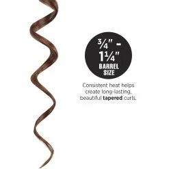 BargainJunkie Hot Tools Nano Ceramic 1-1/4 Inch Salon Tapered Curling Iron With Extra Long Barrel