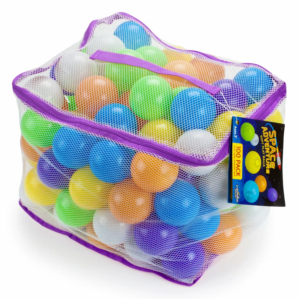 BargainJunkie Imagination Generation Space Adventure Soft Play Balls, 100-pack