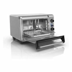 BargainJunkie Black+Decker 6 Slice Convection Stainless Toaster Oven, Refurbished New