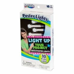 BargainJunkie Art Skills 10 Count Poster Lights New