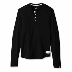 BargainJunkie Champion Men's Authentic Originals Long Sleeve Raglan Henley