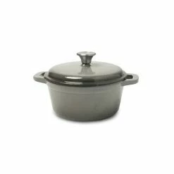 BargainJunkie ChefVentions 3QT Dutch Oven Cast Iron (grey)