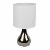 BargainJunkie Home & Garden Teardrop Black Ceramic Table Lamp With Shade