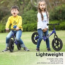 BargainJunkie Ran Rule Kid's Balance Bike, Blue New