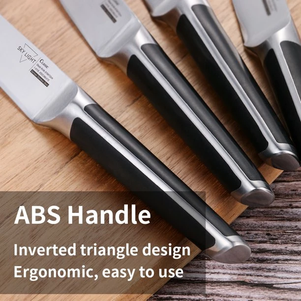 BargainJunkie Sky Light German Stainless Steel Steak Knives Set Of 12