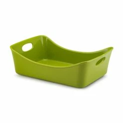 BargainJunkie Rachael Ray 9x13 Stoneware Lasagna Pan, Lime