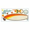 BargainJunkie RoomMates 11pc Surf's Up Peel And Stick Decal Set