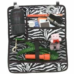BargainJunkie Bell Back Seat Car Organizer Zebra
