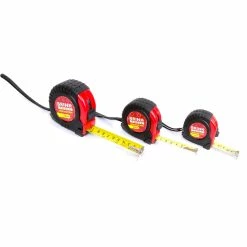 BargainJunkie Tools & Auto Brink Tools 3pc Tape Measure Set