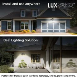 BargainJunkie New Luxworx Battery Powered Motion Activated Security Light