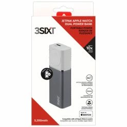 BargainJunkie 3SIXT Jetpak Apple Watch Dual Power Bank 5200 MAh New
