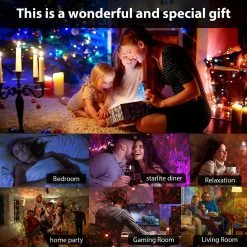 BargainJunkie Starry Sky Night Light Projector, 2 Pack