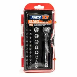 BargainJunkie Tools & Auto PowerXT 38pc Ratchet Bit Socket Set