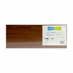 BargainJunkie Home Ease 23.6 Inch Floating Wall Shelf, Walnut New