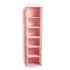BargainJunkie Roomify 6 Shelf Hanging Closet Organizer, Blush New