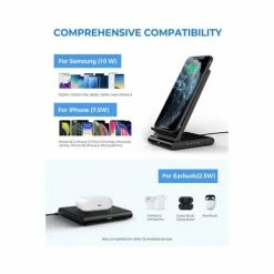 BargainJunkie Seneo Wireless Charger, Wireless Charging Pad & Stand