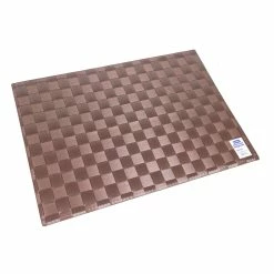 BargainJunkie Danesco Woven Placemat, Dark Brown