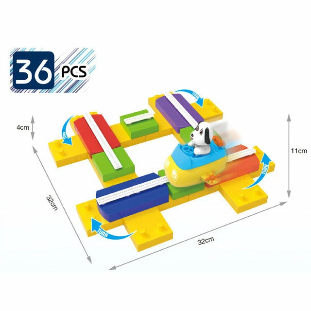 BargainJunkie Enter The Arena Park 36pc Runaway Toy Car Set